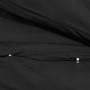 Juego de funda nórdica microfibra ligera negro 200x220 cm de vidaXL, Fundas de nórdico - Ref: Foro24-135977, Precio: 26,50 €,...