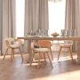 Sillas de comedor 4 uds madera curvada y cuero sintético crema de vidaXL, Sillas de comedor - Ref: Foro24-3092386, Precio: 63...