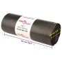 Bolsas de basura negras 150 unidades 240 l de vidaXL, Bolsas de basura - Ref: Foro24-155341, Precio: 60,16 €, Descuento: %