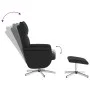 Sillón reclinable masaje con reposapiés cuero sintético negro de vidaXL, Sillones - Ref: Foro24-356600, Precio: 131,54 €, Des...