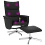 Sillón reclinable masaje con reposapiés cuero sintético negro de vidaXL, Sillones - Ref: Foro24-356600, Precio: 131,54 €, Des...