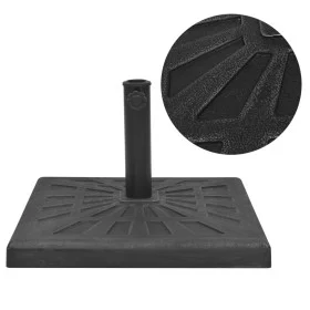 Black square resin umbrella base 12 kg by vidaXL, Umbrella bases - Ref: Foro24-43660, Price: 44,47 €, Discount: %