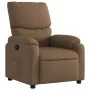 Sillón reclinable de tela marrón de vidaXL, Sillones - Ref: Foro24-373414, Precio: 197,41 €, Descuento: %