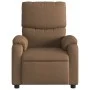 Sillón reclinable de tela marrón de vidaXL, Sillones - Ref: Foro24-373414, Precio: 197,41 €, Descuento: %