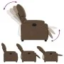 Sillón reclinable de tela marrón de vidaXL, Sillones - Ref: Foro24-373414, Precio: 197,41 €, Descuento: %