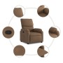 Sillón reclinable de tela marrón de vidaXL, Sillones - Ref: Foro24-373414, Precio: 201,56 €, Descuento: %