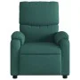 Sillón reclinable de tela verde oscuro de vidaXL, Sillones - Ref: Foro24-373416, Precio: 188,43 €, Descuento: %