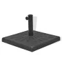Base de sombrilla resina cuadrada negra 12 kg de vidaXL, Bases para sombrillas - Ref: Foro24-43660, Precio: 44,47 €, Descuent...