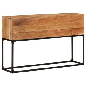 Mesa consola de madera maciza de acacia 120x30x75 cm en Mesas auxiliares | Comprar online en Foru.es