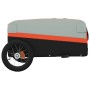 Remolque para bicicleta hierro negro y naranja 30 kg de vidaXL, Remolques para bicicletas - Ref: Foro24-94033, Precio: 105,17...