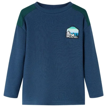 Sudadera infantil azul marino 116 de vidaXL, Camisetas para niños - Ref: Foro24-13471, Precio: 11,43 €, Descuento: %