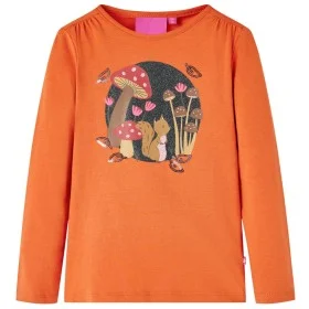 Camiseta infantil de manga larga naranja tostado 140 de vidaXL, Camisetas para niños - Ref: Foro24-14158, Precio: 8,72 €, Des...