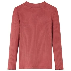Camiseta infantil manga larga cuello alto rojo oscuro 140 de vidaXL, Camisetas para niños - Ref: Foro24-14338, Precio: 8,77 €...