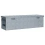 Aluminum box 80.5x22x22 cm silver by vidaXL, Toolboxes - Ref: Foro24-142937, Price: 123,55 €, Discount: %