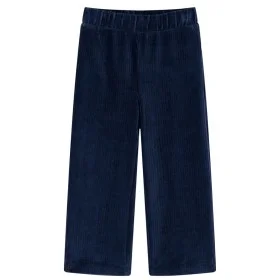 Pantalón infantil pana azul marino 104 de vidaXL, Pantalones de niños - Ref: Foro24-14080, Precio: 12,50 €, Descuento: %