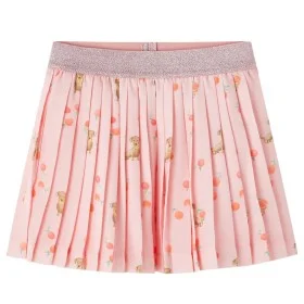 Falda plisada infantil naranja claro 128 de vidaXL, Pantalones de niños - Ref: Foro24-14622, Precio: 13,42 €, Descuento: %