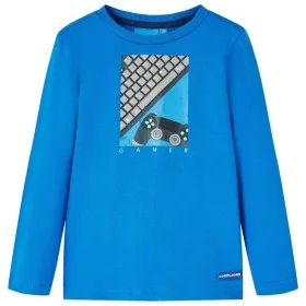 Camiseta infantil de manga larga azul cobalto 92 de vidaXL, Camisetas para niños - Ref: Foro24-12814, Precio: 9,03 €, Descuen...