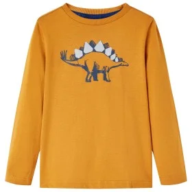 Camiseta infantil de manga larga ocre oscuro 92 de vidaXL, Camisetas para niños - Ref: Foro24-12854, Precio: 8,30 €, Descuent...