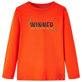 Camiseta infantil de manga larga naranja brillo 92 de vidaXL, Camisetas para niños - Ref: Foro24-12894, Precio: 8,30 €, Descu...
