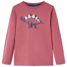 Camiseta infantil de manga larga rojo oscuro 140 de vidaXL, Camisetas para niños - Ref: Foro24-12868, Precio: 8,30 €, Descuen...