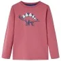 Camiseta infantil de manga larga rojo oscuro 140 de vidaXL, Camisetas para niños - Ref: Foro24-12868, Precio: 8,30 €, Descuen...