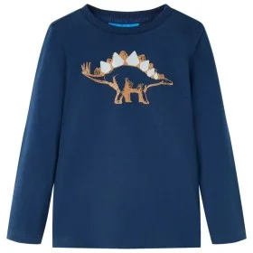 Camiseta infantil de manga larga azul marino 116 de vidaXL, Camisetas para niños - Ref: Foro24-12861, Precio: 8,30 €, Descuen...