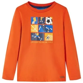 Camiseta infantil de manga larga naranja 92 de vidaXL, Camisetas para niños - Ref: Foro24-12704, Precio: 8,30 €, Descuento: %