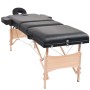 Camilla de masaje y taburete plegable 3 zonas 10 cm negro de vidaXL, Mesas de masaje - Ref: Foro24-110157, Precio: 292,06 €, ...
