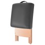 Camilla de masaje y taburete plegable 3 zonas 10 cm negro de vidaXL, Mesas de masaje - Ref: Foro24-110157, Precio: 292,06 €, ...