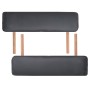 Camilla de masaje y taburete plegable 3 zonas 10 cm negro de vidaXL, Mesas de masaje - Ref: Foro24-110157, Precio: 292,06 €, ...