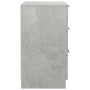 Mesitas de noche 2 unidades color gris hormigón 40x36x65 cm de vidaXL, Mesitas de noche - Ref: Foro24-811277, Precio: 84,64 €...