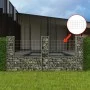 Cesta en forma de U muro de gaviones galvanizado 240x20x100 cm de vidaXL, Paneles de vallas - Ref: Foro24-142546, Precio: 101...