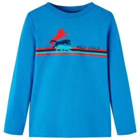 Camiseta infantil de manga larga azul cobalto 104 de vidaXL, Camisetas para niños - Ref: Foro24-13300, Precio: 8,59 €, Descue...