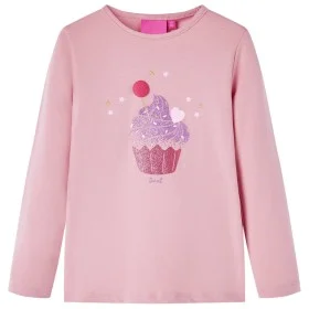 Camiseta infantil de manga larga rosa claro 116 de vidaXL, Camisetas para niños - Ref: Foro24-14056, Precio: 8,72 €, Descuent...