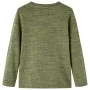 Camiseta infantil de manga larga caqui melange 104 de vidaXL, Camisetas para niños - Ref: Foro24-13160, Precio: 8,45 €, Descu...