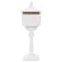 Buzón de pedestal de aluminio estilo vintage inoxidable blanco de vidaXL, Buzones de correo - Ref: Foro24-43894, Precio: 305,...