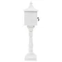Buzón de pedestal de aluminio estilo vintage inoxidable blanco de vidaXL, Buzones de correo - Ref: Foro24-43894, Precio: 305,...