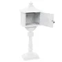 Buzón de pedestal de aluminio estilo vintage inoxidable blanco de vidaXL, Buzones de correo - Ref: Foro24-43894, Precio: 305,...