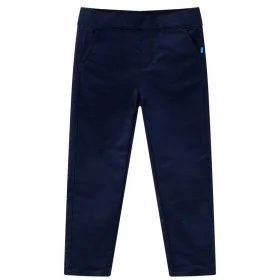 Pantalón infantil azul marino oscuro 128 de vidaXL, Pantalones de niños - Ref: Foro24-13427, Precio: 11,17 €, Descuento: %