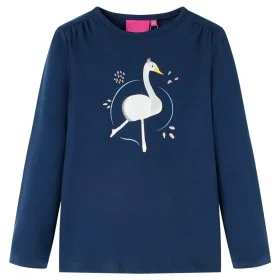 Camiseta infantil de manga larga azul marino 140 de vidaXL, Camisetas para niños - Ref: Foro24-13698, Precio: 8,77 €, Descuen...