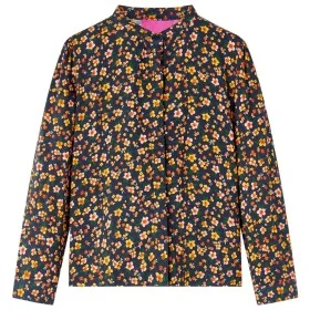 Camisa infantil con cuello mao azul marino 128 de vidaXL, Camisetas para niños - Ref: Foro24-13957, Precio: 12,09 €, Descuent...