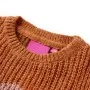 Jersey de punto infantil color coñac 140 de vidaXL, Camisetas para niños - Ref: Foro24-14752, Precio: 14,40 €, Descuento: %