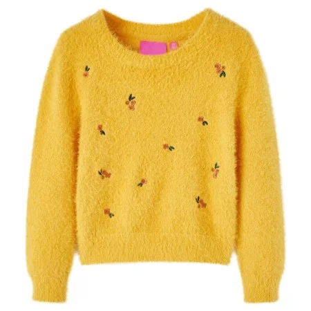 Jersey de punto infantil ocre 116 de vidaXL, Camisetas para niños - Ref: Foro24-14939, Precio: 14,24 €, Descuento: %