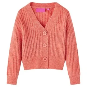 Rebeca de punto infantil rosa medio 104 de vidaXL, Camisetas para niños - Ref: Foro24-14958, Precio: 13,36 €, Descuento: %