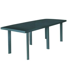 Green plastic garden table 210x96x72 cm by vidaXL, Garden tables - Ref: Foro24-43596, Price: 207,62 €, Discount: %