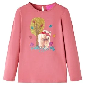 Children's long-sleeved t-shirt aged pink 128 by vidaXL, Kids T-shirts - Ref: Foro24-13812, Price: 8,77 €, Discount: %