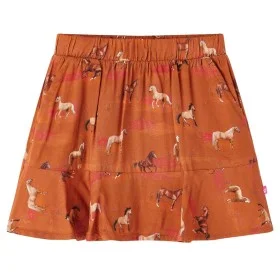 Falda infantil color coñac 128 de vidaXL, Pantalones de niños - Ref: Foro24-15059, Precio: 12,05 €, Descuento: %