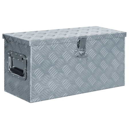 Caja de aluminio 61,5x26,5x30 cm plateada de vidaXL, Cajas de herramientas - Ref: Foro24-142936, Precio: 118,70 €, Descuento: %