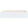 Estructura de cama blanca 150x200 cm de vidaXL, Camas y somieres - Ref: Foro24-3203866, Precio: 139,49 €, Descuento: %