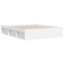 Estructura de cama blanca 150x200 cm de vidaXL, Camas y somieres - Ref: Foro24-3203866, Precio: 139,49 €, Descuento: %